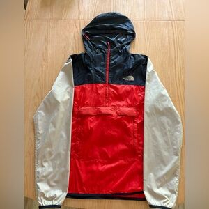 The North Face packable windbreaker hoodie